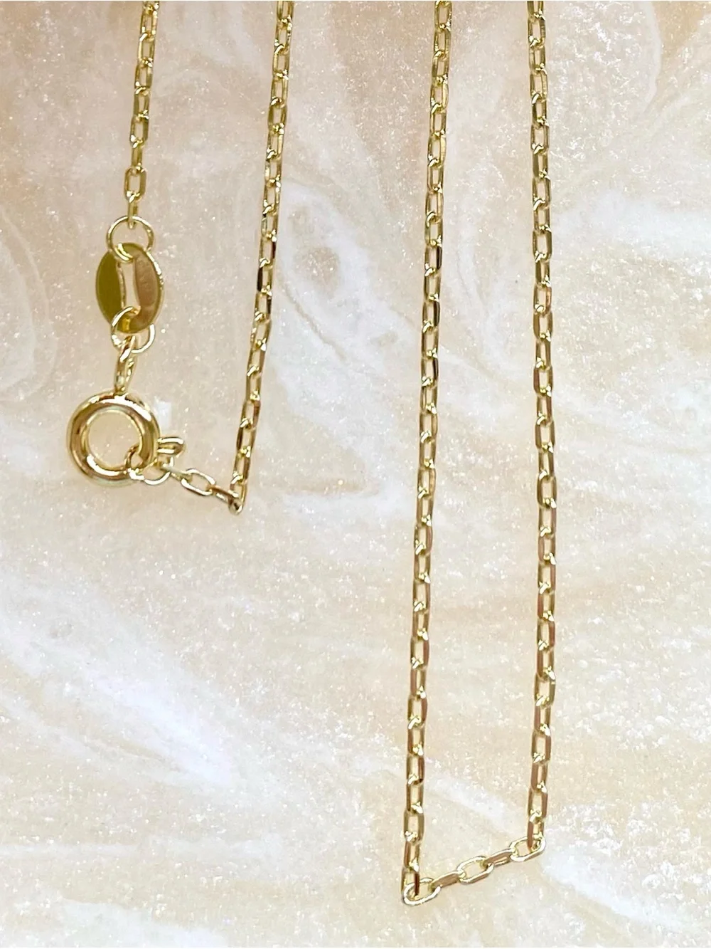 Classic Gold Paperclip Chain Necklace